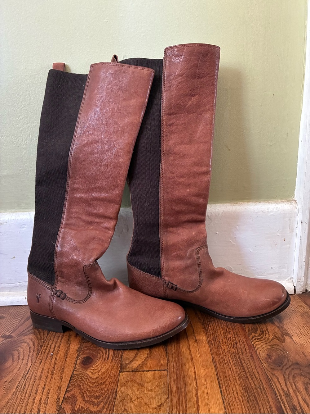 Frye Women's Brown Leather Over-the-Knee Riding Boots